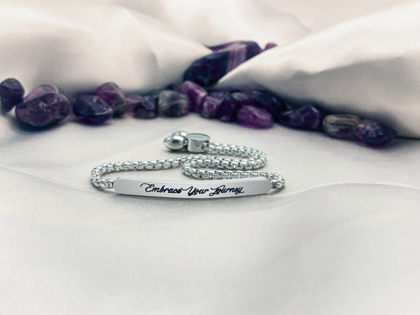 "Embrace Your Journey" Inspirational Bracelet