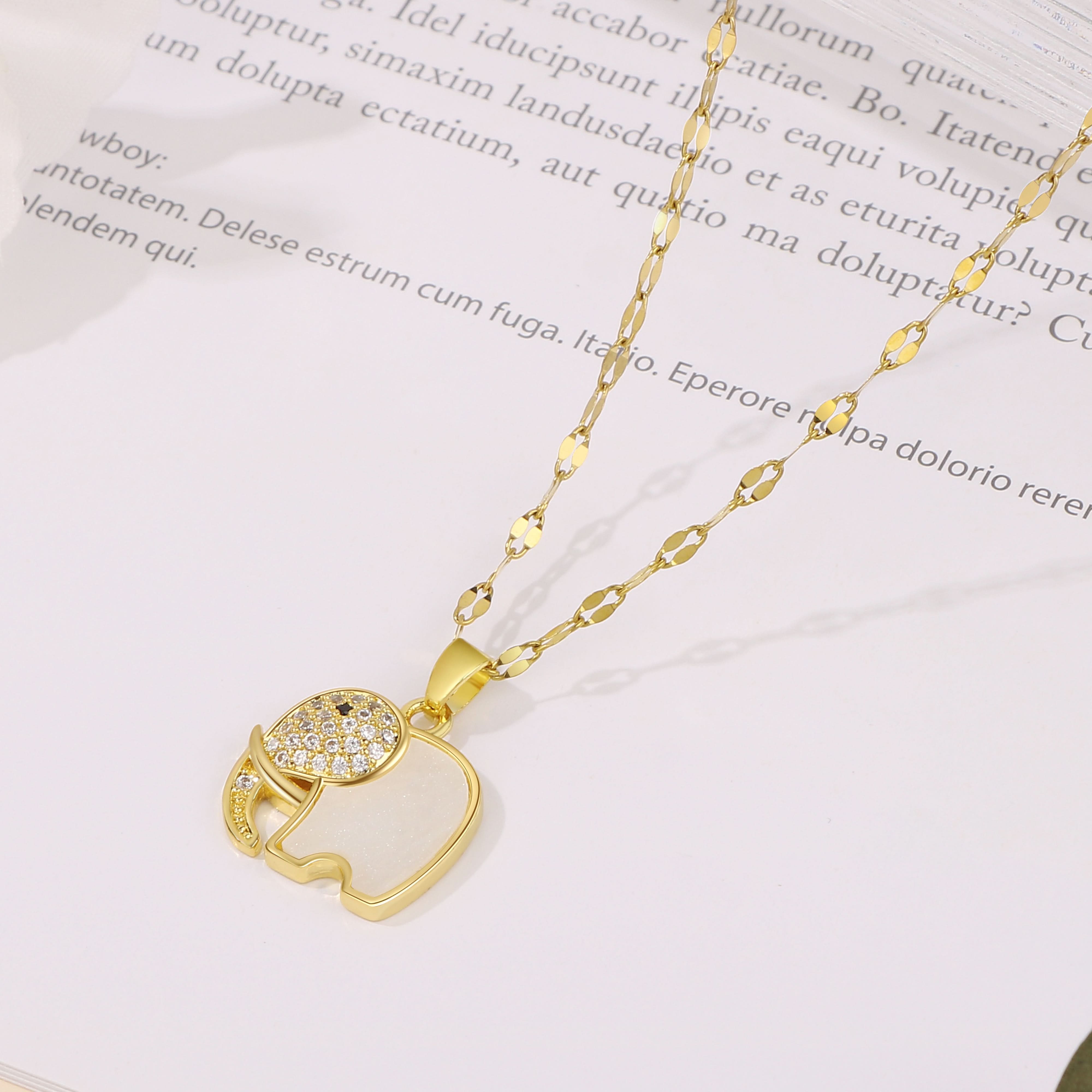 Shine Bright Elephant Necklace