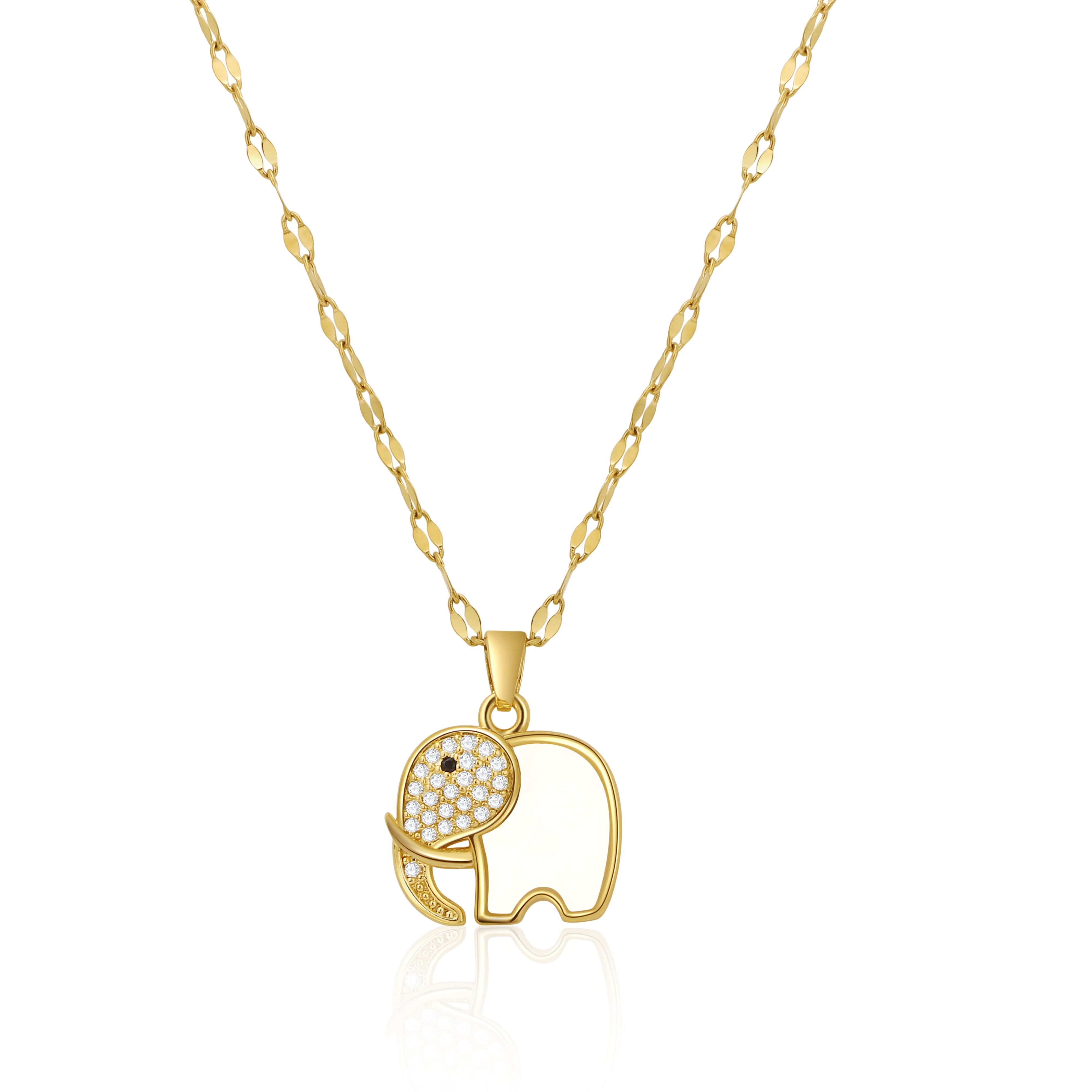 Shine Bright Elephant Necklace