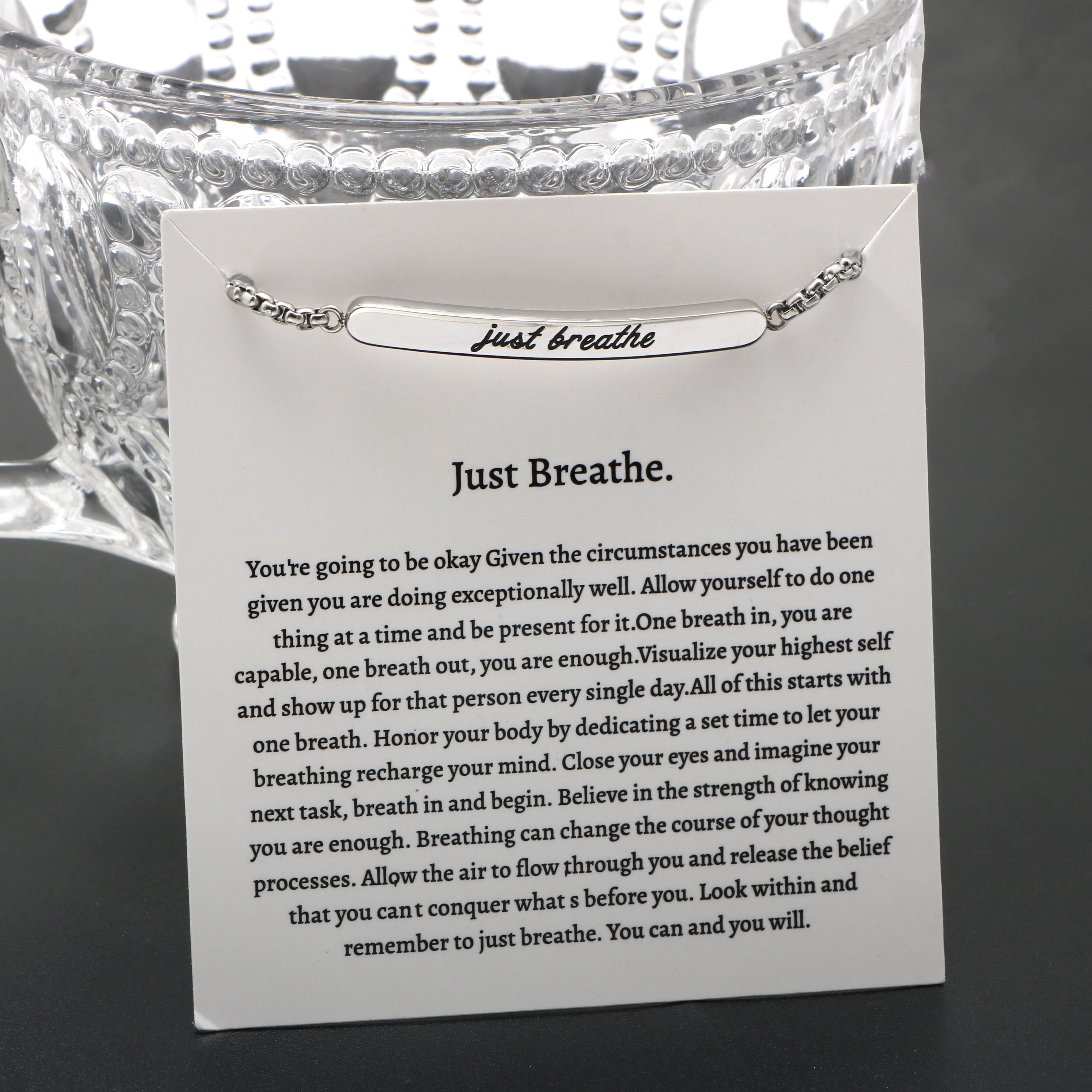 Just Breathe Healing Bracelet
