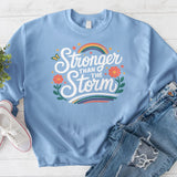 Stronger than the Storm Crewneck