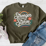 Stronger than the Storm Crewneck