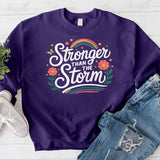 Stronger than the Storm Crewneck