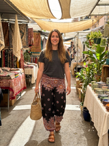 Sunburst Mandala Elephant Pants