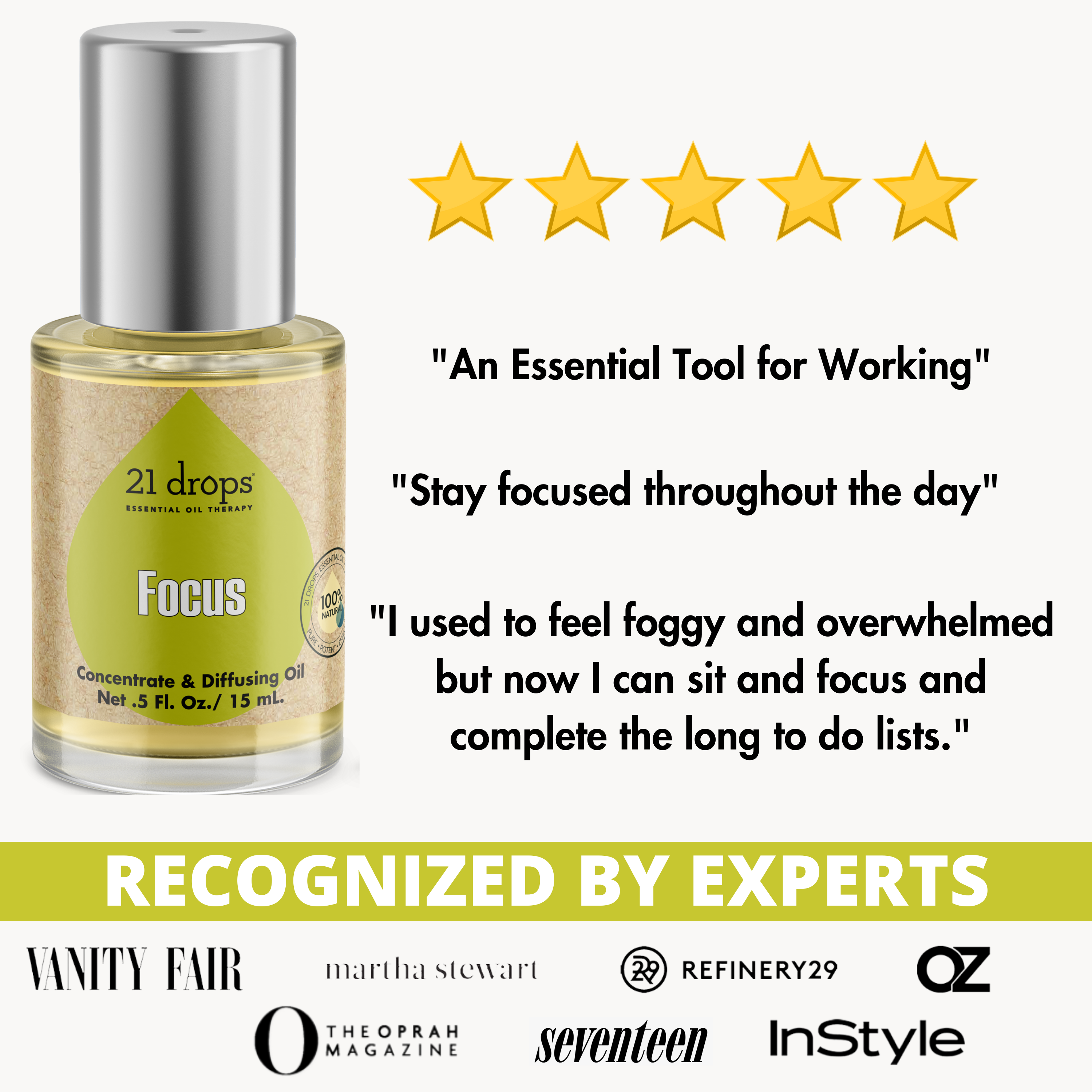 Focus Diffusing Essential Oil