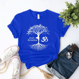 Just Breathe, Tree Of Life Inspirational Tee