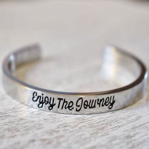 Enjoy The Journey Cuff Bracelet