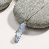 Aqua Quartz Crystal Tree Of Life Necklace
