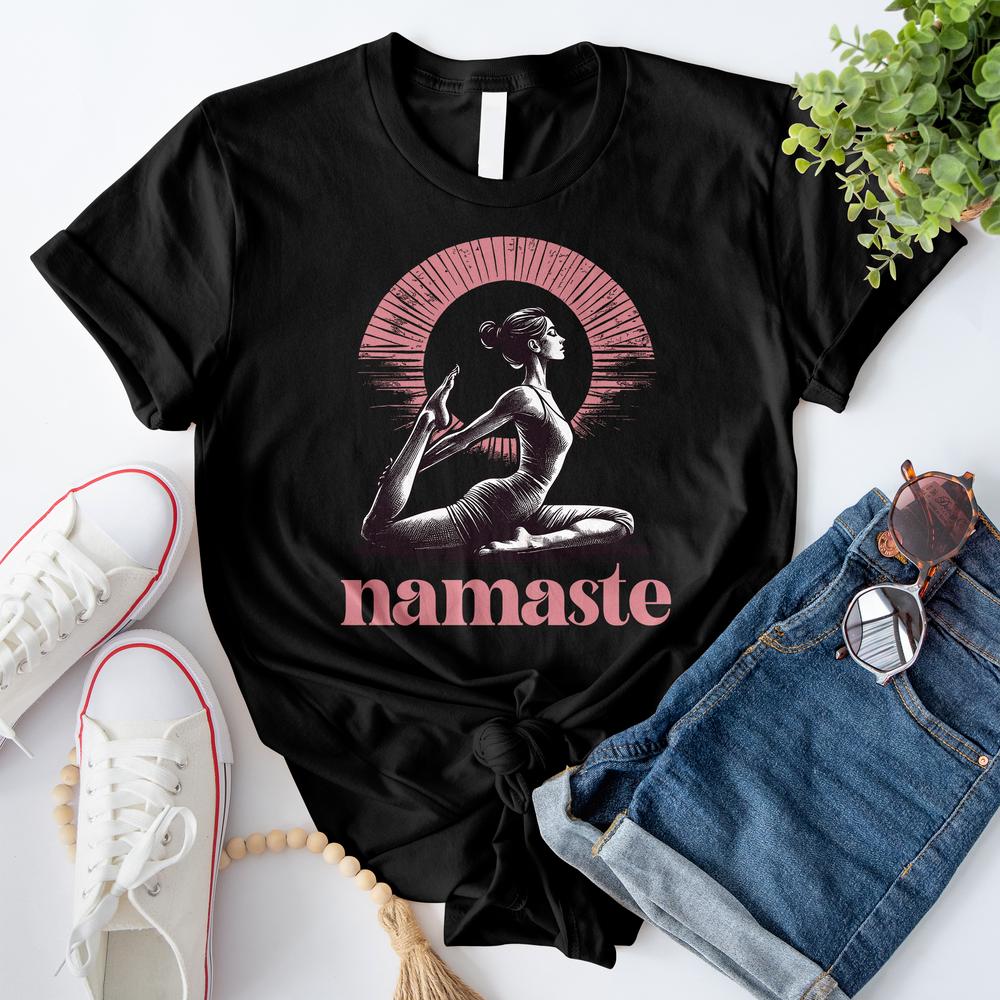 Namaste Yoga Pose T-Shirt