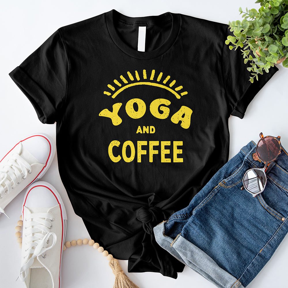 Yoga And Coffee T-Shirt