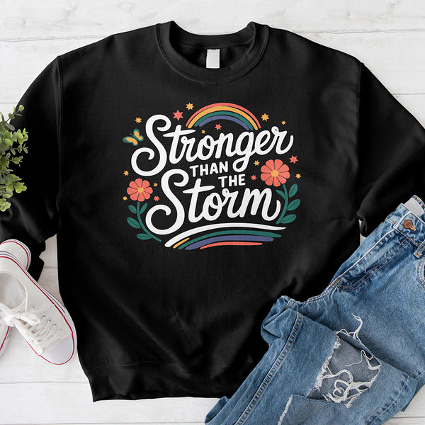 Stronger than the Storm Crewneck