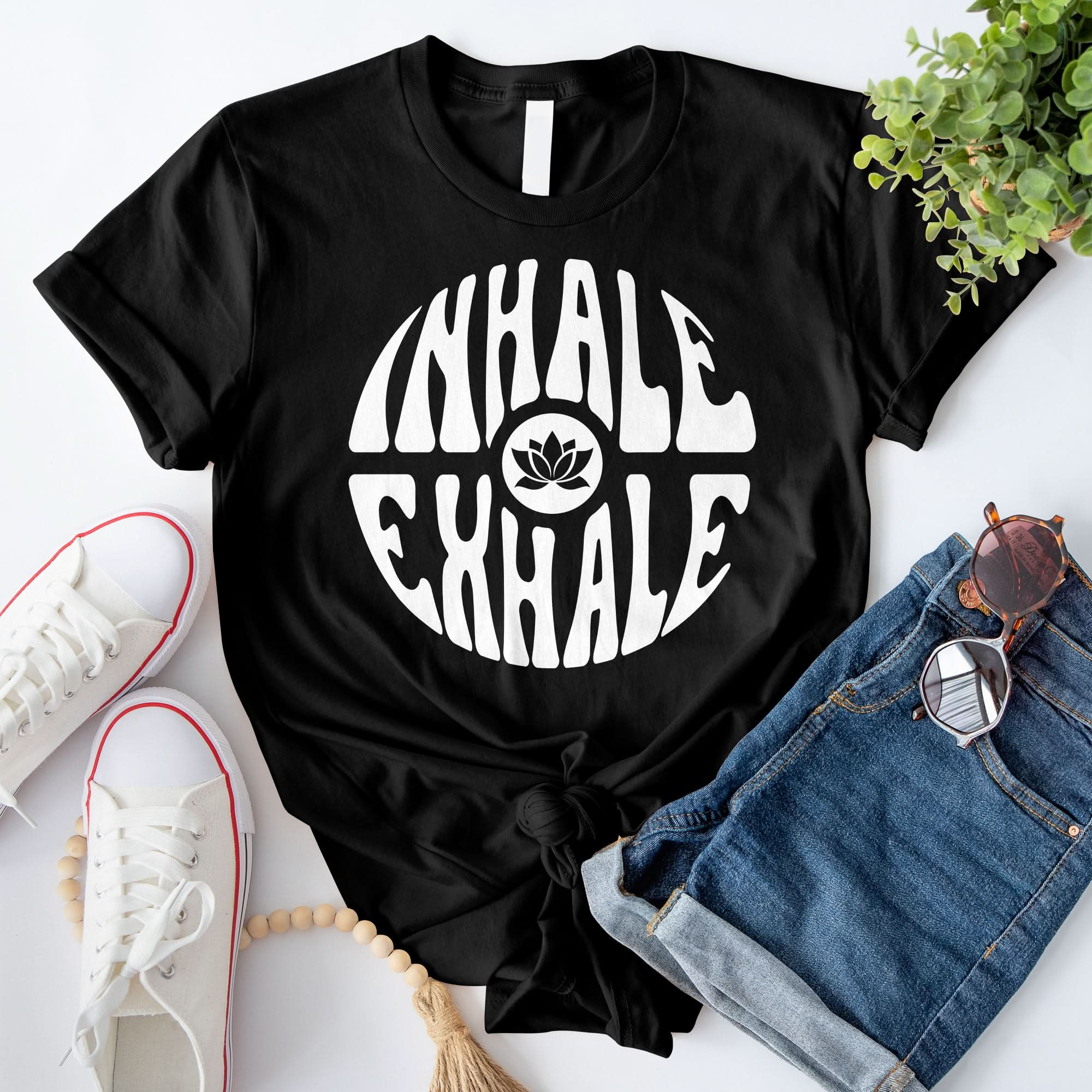 INHALE, EXHALE NAMASTE T-Shirt