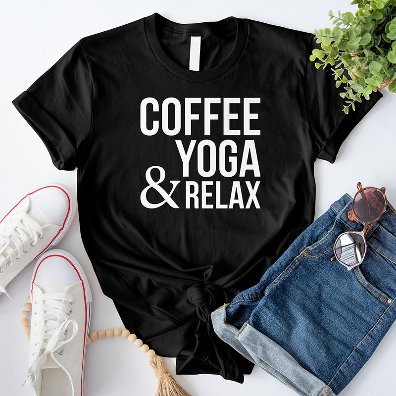 Coffee Yoga & Relax T-Shirt