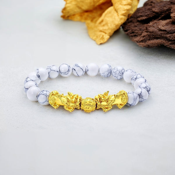 Feng Shui Howlite Bracelet