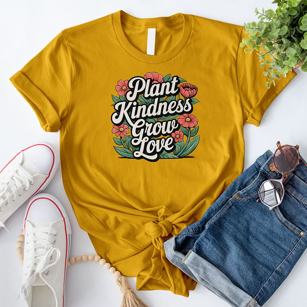 Plant Kindness Grow Love T-Shirt