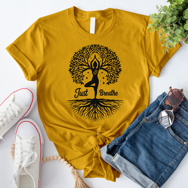 JUST BREATHE, TREE OF LIFE T-Shirt