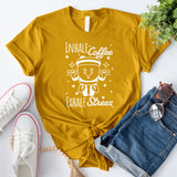 Inhale Coffee Exhale Stress T-Shirt