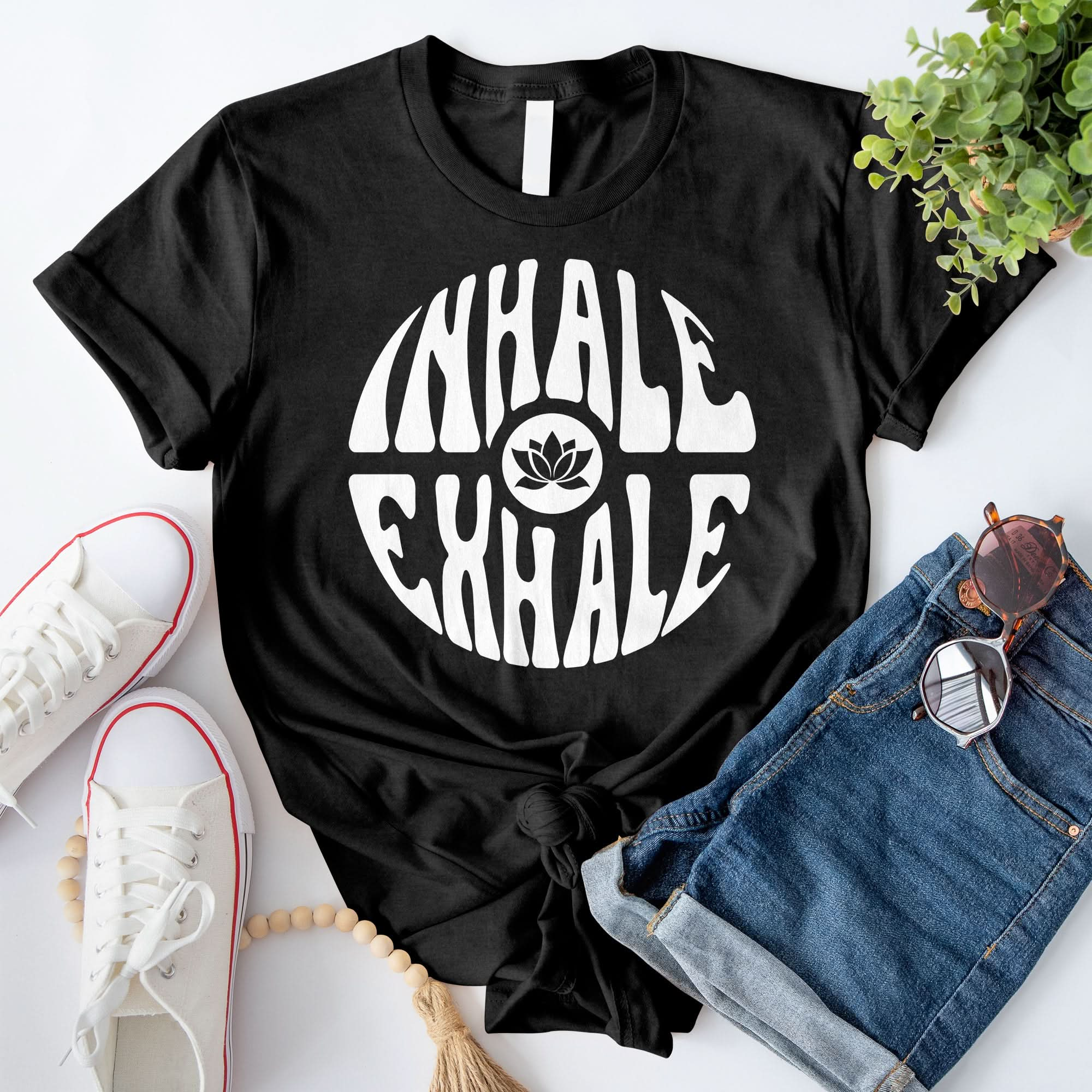 INHALE, EXHALE NAMASTE T-Shirt