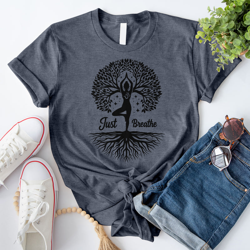 JUST BREATHE, TREE OF LIFE T-Shirt