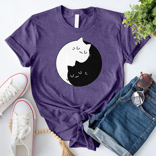 Cat Yin Yang T-Shirt