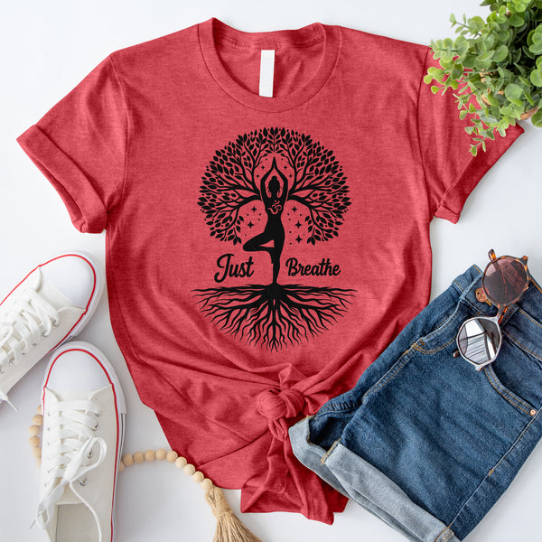 JUST BREATHE, TREE OF LIFE T-Shirt