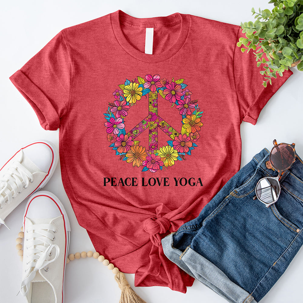 Floral Peace Sign T-Shirt