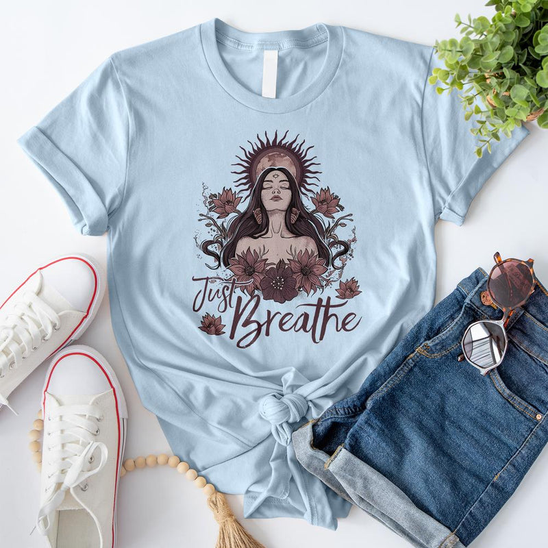 Just Breathe Spiritual T-Shirt