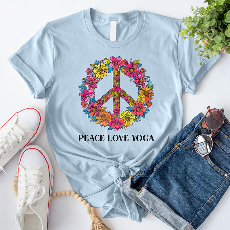 Floral Peace Sign T-Shirt