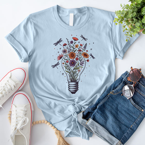 Light Bulb Vase T-Shirt
