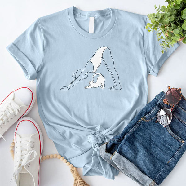 Yoga Cat Lady T-Shirt