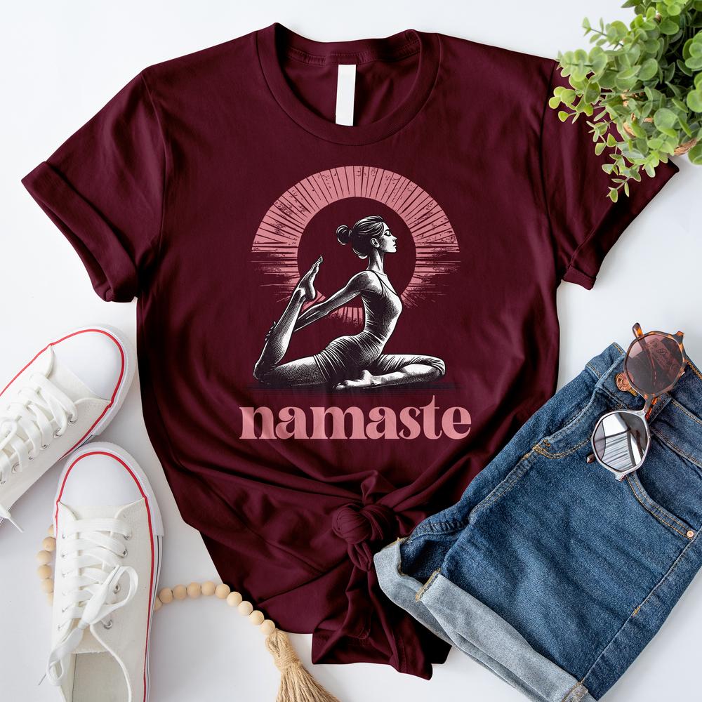 Namaste Yoga Pose T-Shirt