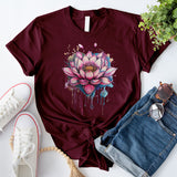 Watercolor Lotus Flower T-Shirt