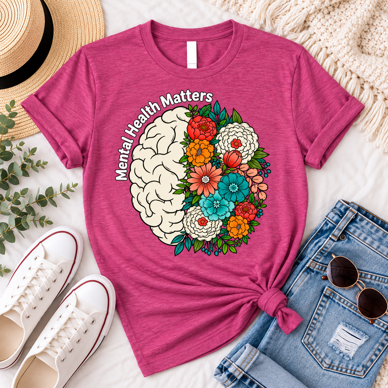 Blooming Minds Tee – Vibes Tribe