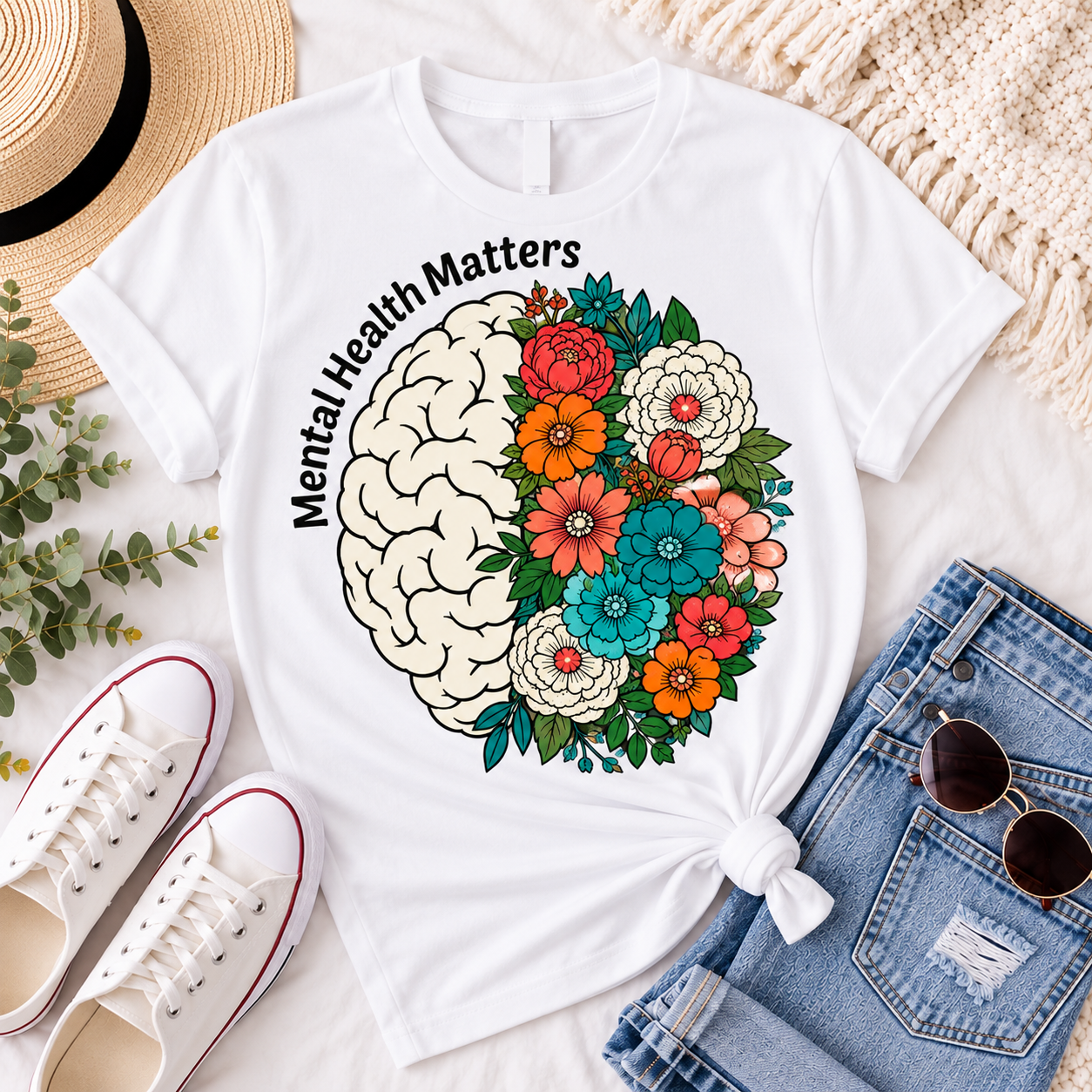 Blooming Minds Tee – Vibes Tribe