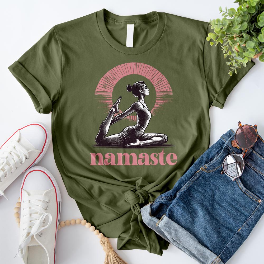 Namaste Yoga Pose T-Shirt