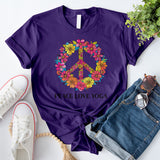 Floral Peace Sign T-Shirt