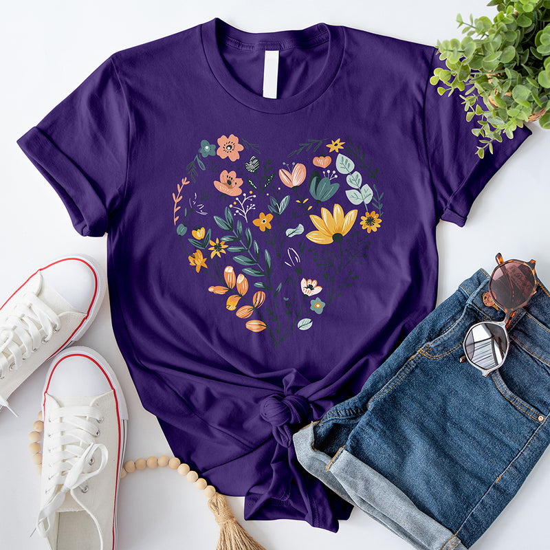 Flower Heart T-Shirt