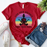 Find your balance find your flow T-Shirt