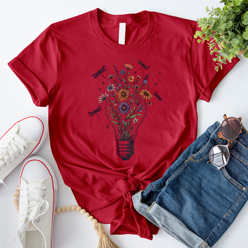 Light Bulb Vase T-Shirt