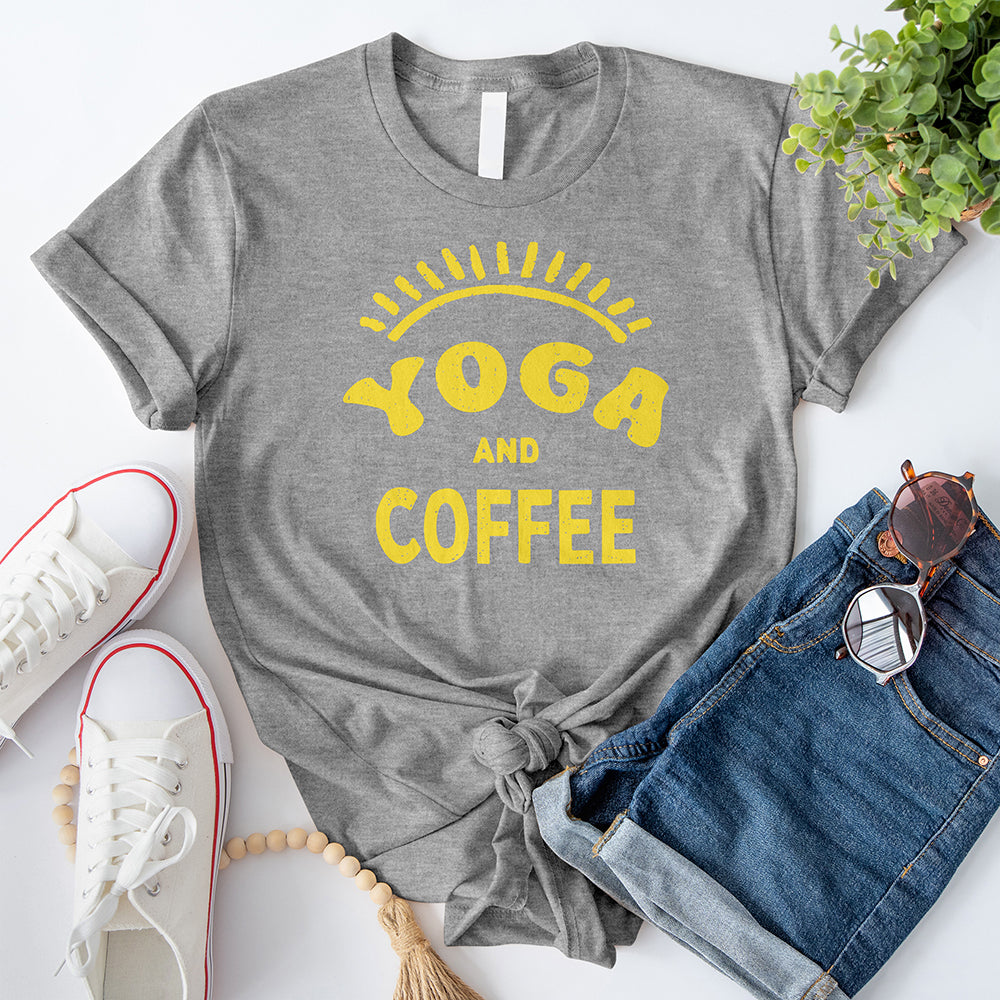 Yoga And Coffee T-Shirt