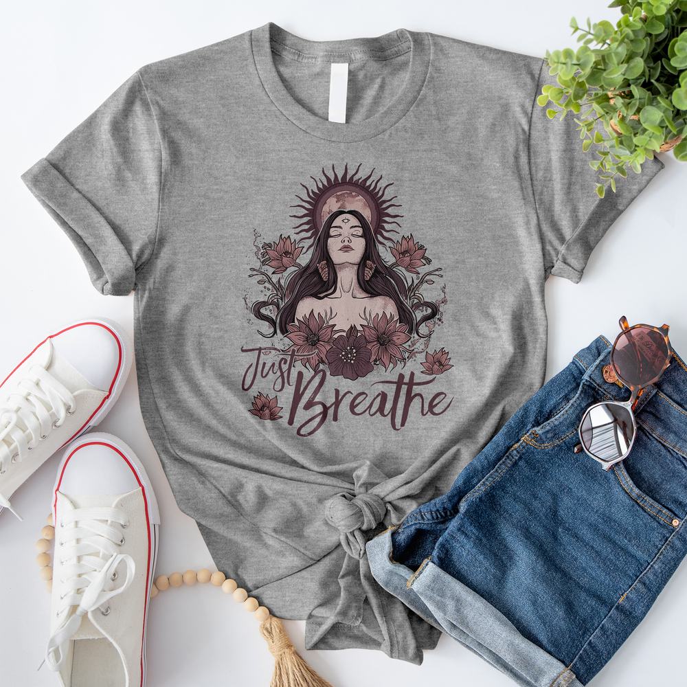 Just Breathe Spiritual T-Shirt