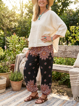 Sunburst Mandala Elephant Pants