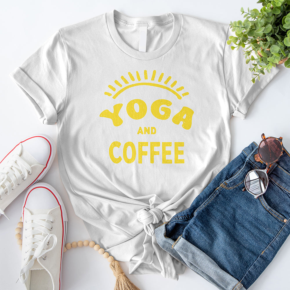 Yoga And Coffee T-Shirt