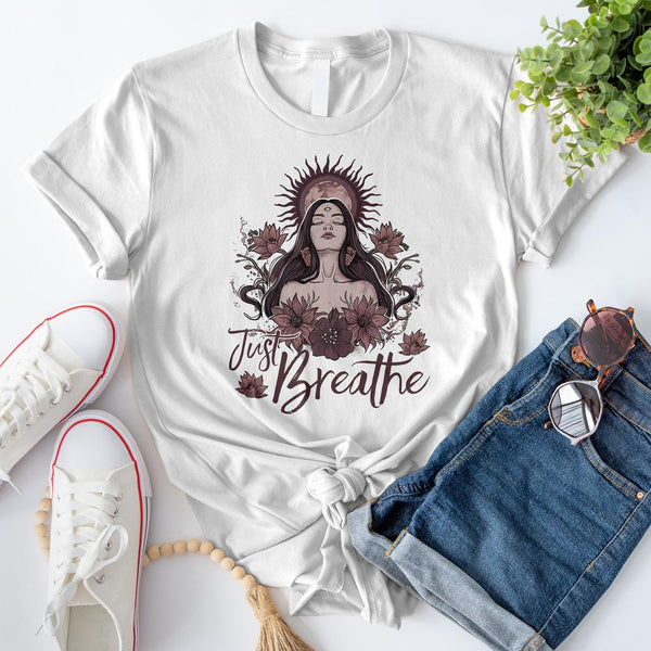Just Breathe Spiritual T-Shirt