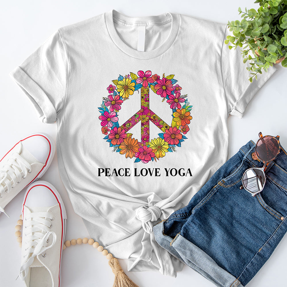 Floral Peace Sign T-Shirt