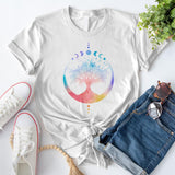 Mystical Tree of Life and Moon Phases T-Shirt