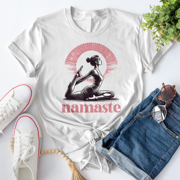 Namaste Yoga Pose T-Shirt