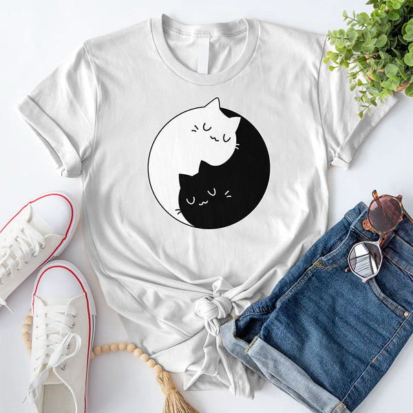 Cat Yin Yang T-Shirt