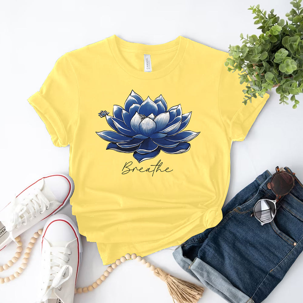 Breathe Lotus Tee