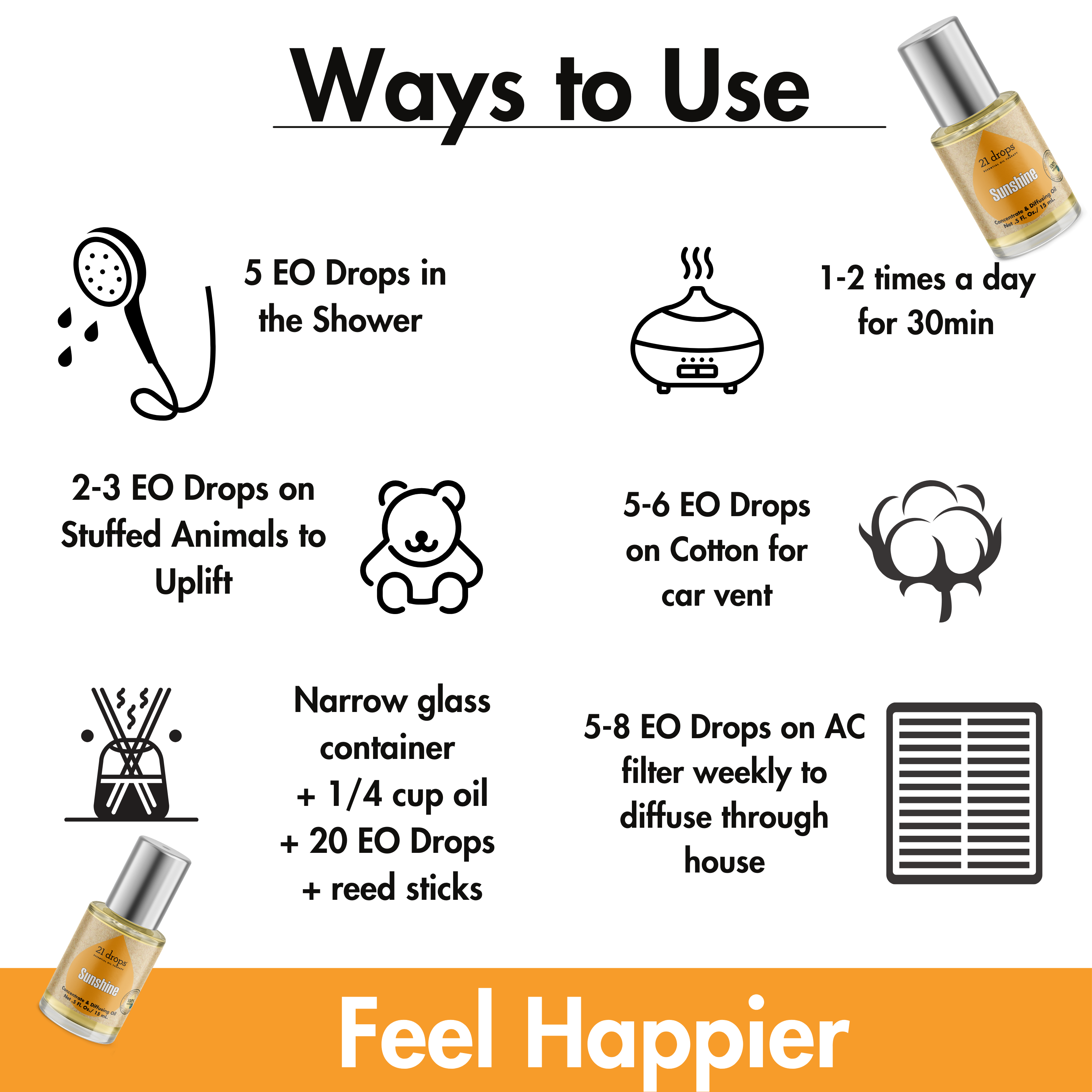 Sunshine Diffusing Essential Oil